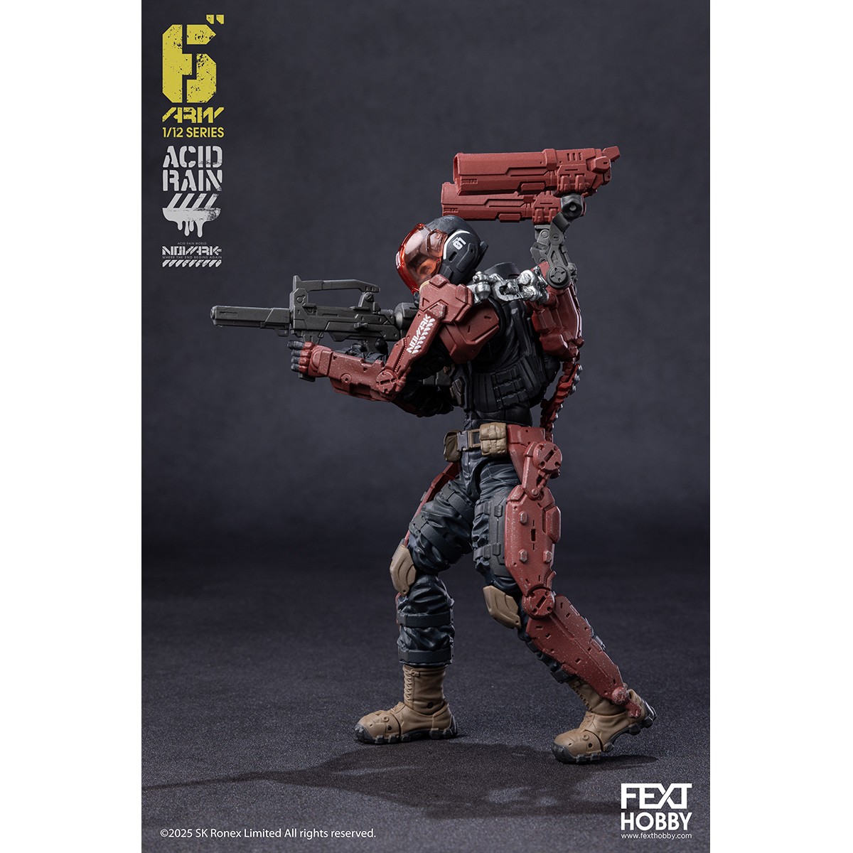 【US In-Stock】HIPLAY FEXT HOBBY Acid Rain World: Novark 1/12 Action Figure