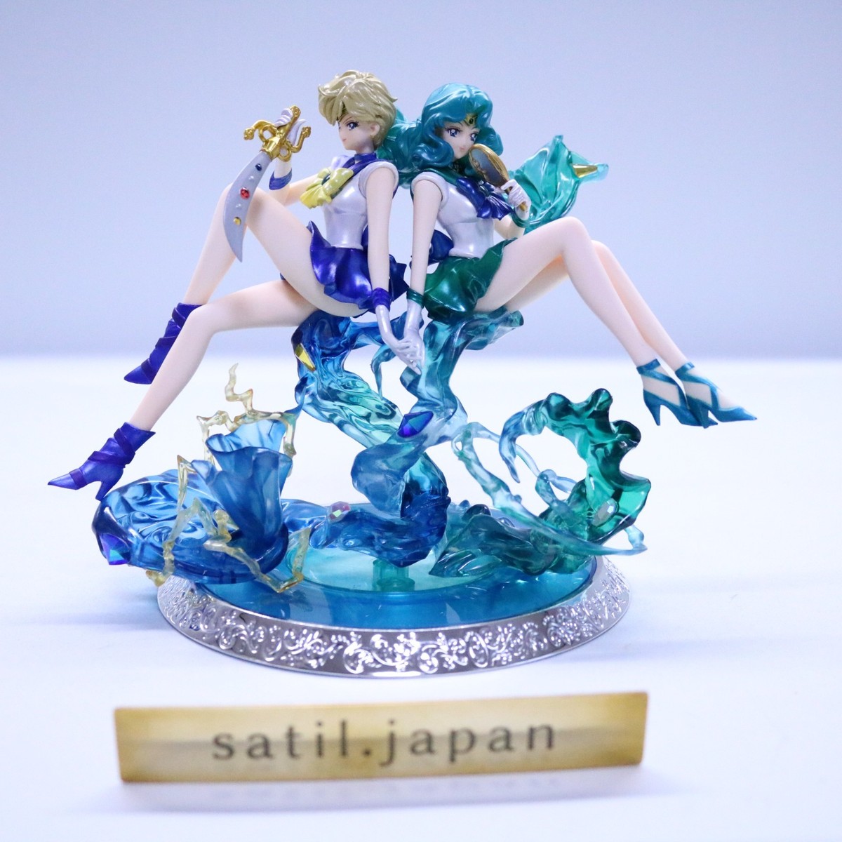 【未使用】H&O SHARKUN フィギュア USED] Bandai Figuarts Zero chouette Sailor Uranus , Neptune set