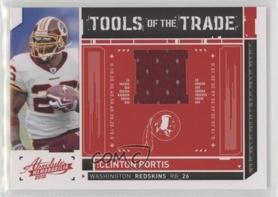 2010 Panini Absolute Memorabilia Tools of the Trade Red /250 Clinton Portis 1k5