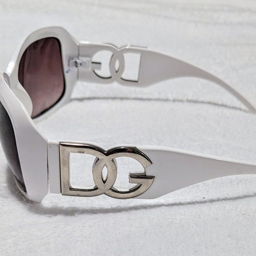 Dolce & Gabbana White Sunglasses - 第 1/4 張圖片