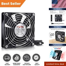 Versatile 120mm x 25mm AC Muffin Fan - Low Noise & Efficient for Electronics