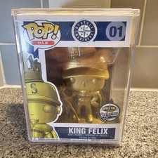*RARE GRAIL* MLB Pop! Vinyl Figure Gold King Felix [Safeco Field Exclusive] [01]