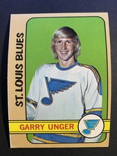1972-73 Topps Hockey Garry Unger St. Louis Blues Card #35 (e)