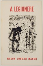 Mason Jordan MASON / A LEGIONERE 1st Edition #153620