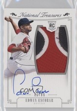 2015 Panini National Treasures 82/99 Edwin Escobar #169 Auto 8f4