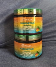 2PK Mielle Mango Tulsi Nourishing Leave-In Conditioner 12 OZ EACH FAST SHIP