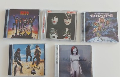 Lot 15 CDs Heavy Metal / Hard Rock Kiss, Motörhead, Marilyn Manson, Europa, Juda