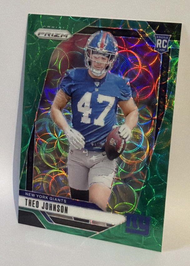 🔥Theo Johnson 2024 Panini Prizm Green Scope /75 Rookie #390🔥