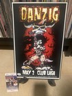 Danzig Signed With COA Concert Poster Club Laga — photo 1