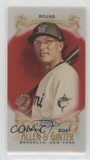2021 Topps Allen & Ginter Chrome Mini Red Refractor /5 Miguel Rojas #284 1pp3
