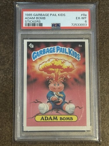 1985 Topps Garbage Pail Kids Adam Bomb #8a PSA 6