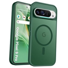 Phone Case, Compatible with Magnetic, Military for Google Pixel 9/9 pro Green