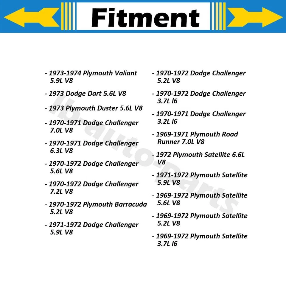 2 передних задних барабанных тормозных колодки Raybestos для Dodge Challenger 5,2 л 1970-1972 - Изображение 3 из 4