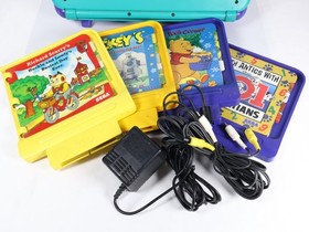 Sega Pico MK-49002 Console Bundle | 4 Games | Mickey Pooh Tested | READ