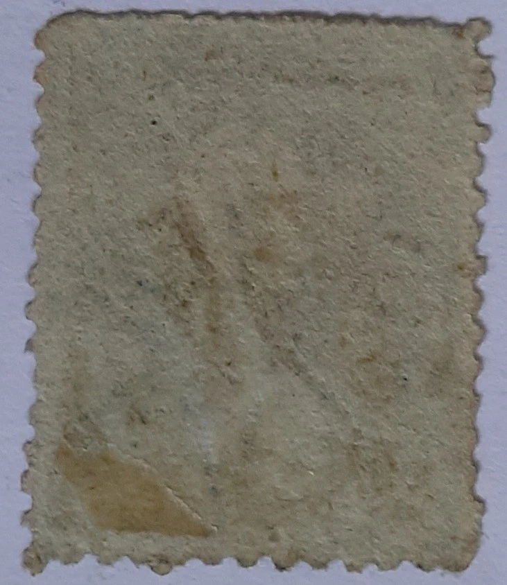 New Zealand: 1864 Q.V. 2p. Blue. Used. - Image 3 of 4