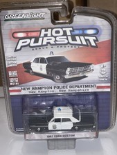 1/64 Greenlight Hot Pursuit 1967 Ford Custom, New Hampton Police Department ,