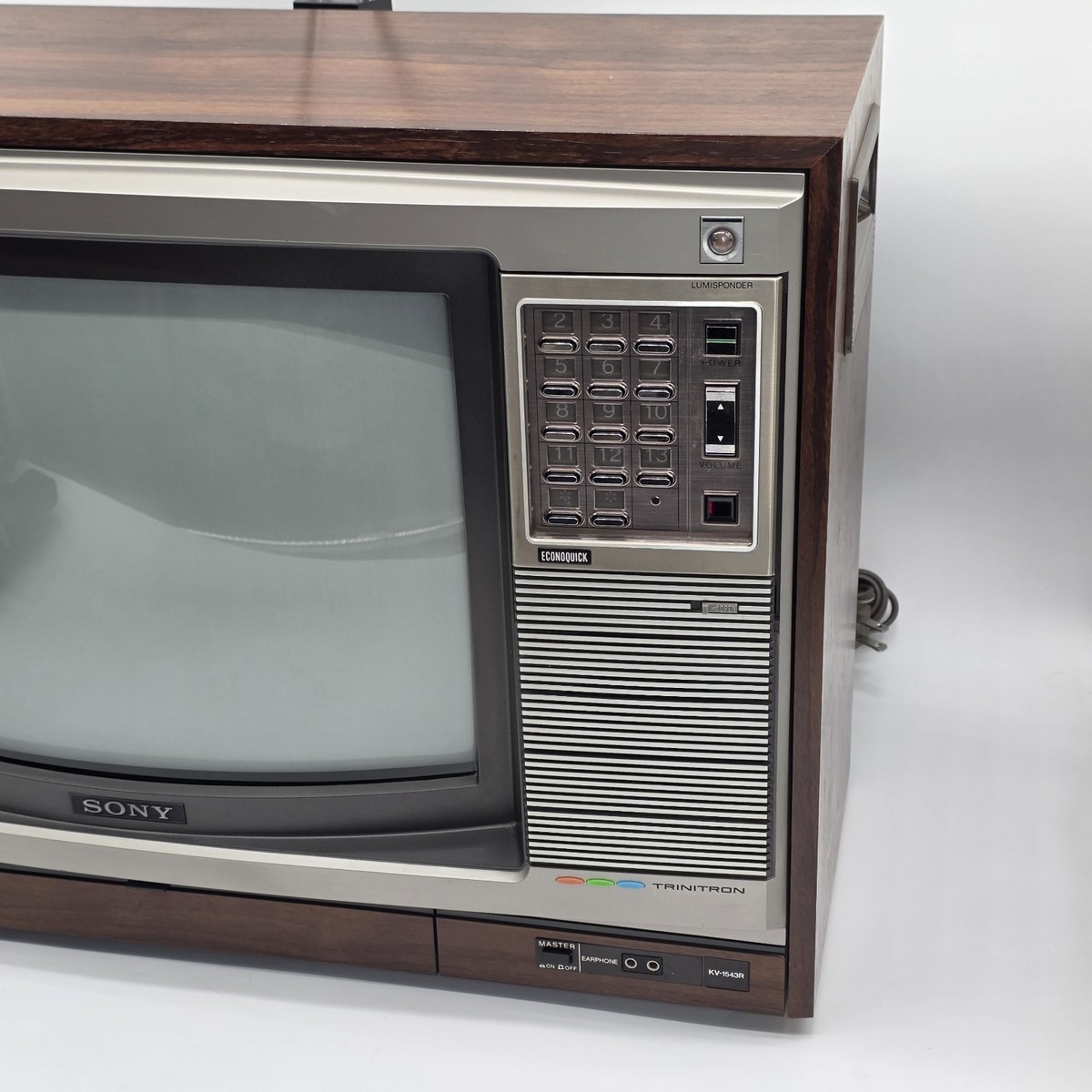 Vintage Sony Econoquick Trinitron Kv-1543r Color Television for