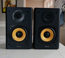 Edifier R1000T4 2.0 Active Bookshelf Speakers - Black - 24W, 4" Bass Driver