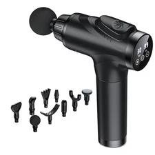 Massage Gun Deep Tissue for Athletes,30 Speeds with 9 Heads Handheld Pain Relief