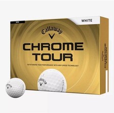 BRAND NEW 2026 Callaway Chrome Tour White Golf Balls