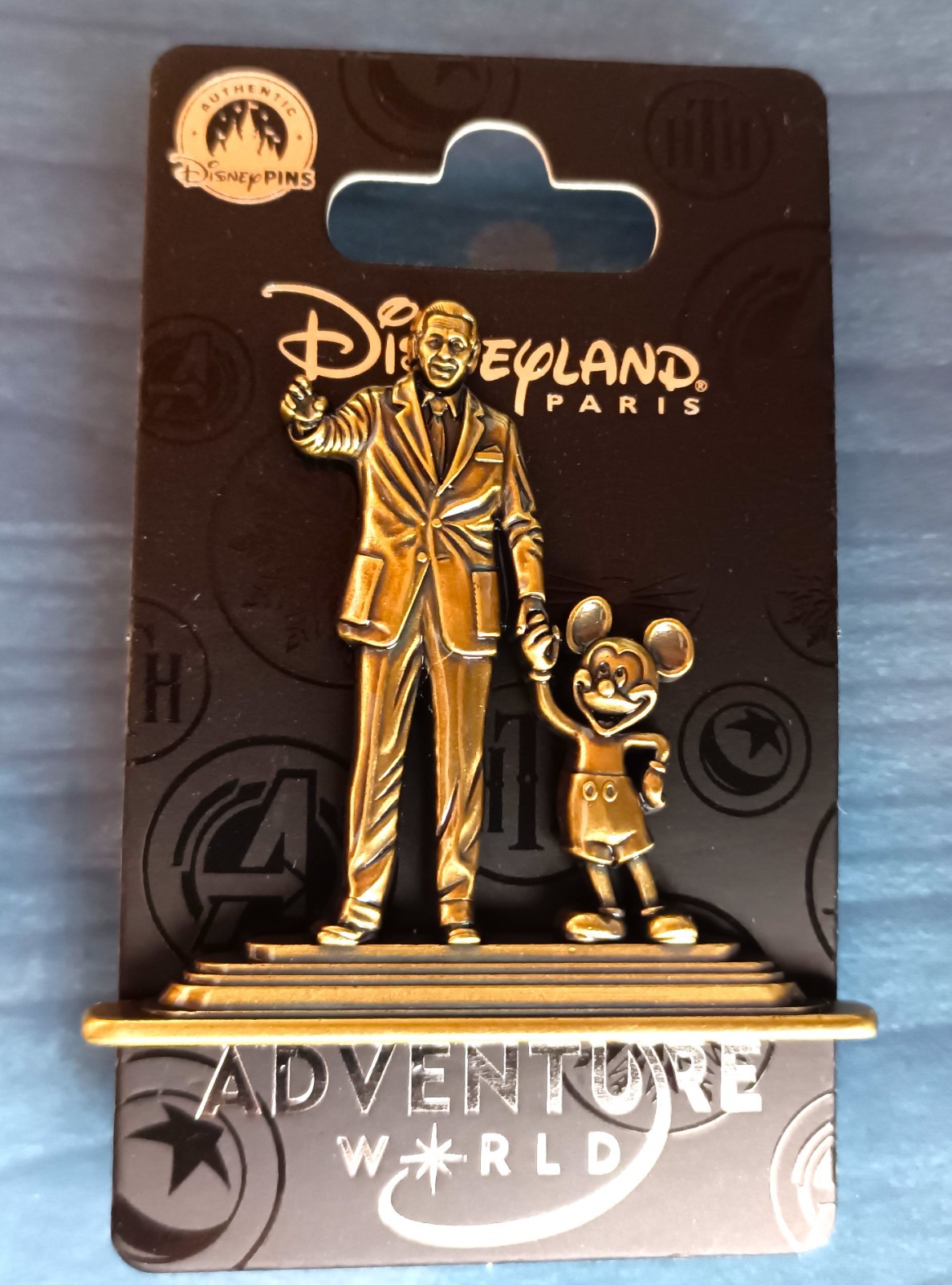 Pin Disneyland Paris Walt Disney et Mickey Disney Adventure World