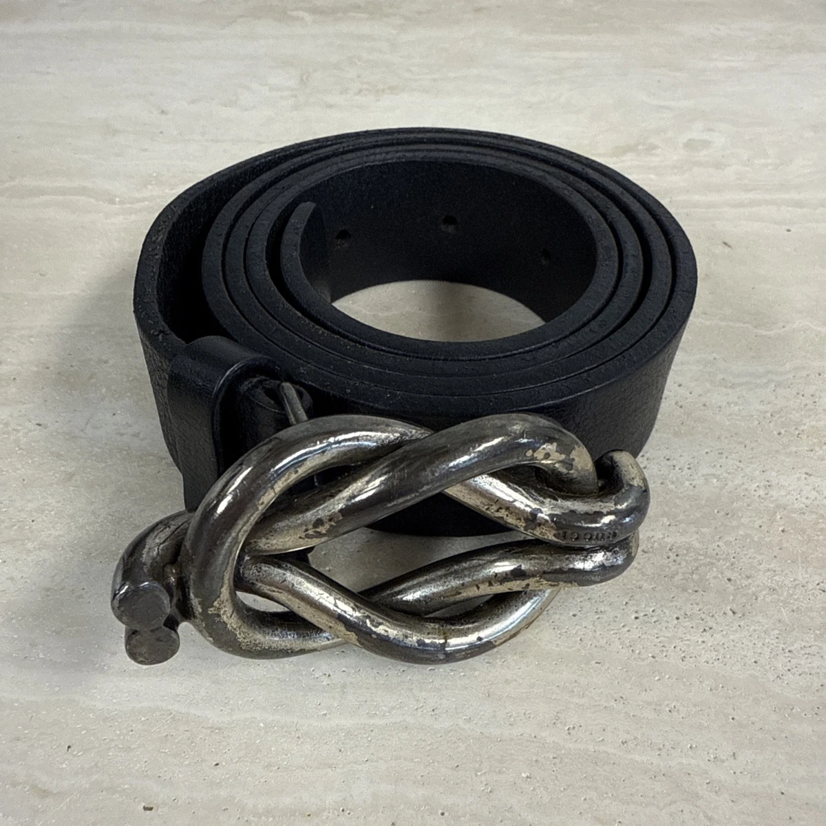Gucci Black Braided Leather Belt Gucci Leather Braided Belt | Mercari main image 2