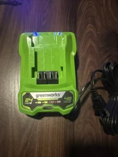 Greenworks 24V and 48V Charger Green | CH2448A010 | Charges Both Voltages NEW