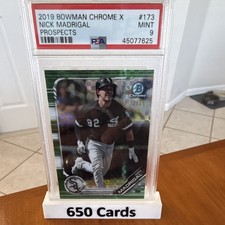 2019 Bowman Chrome X Baseball Cards - IPO Results 19