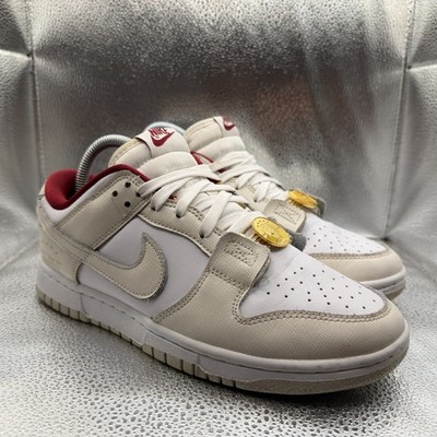 Size 8.5 Nike Dunk Low SE Sisterhood Womens White Athletic Sneakers DV1160-100