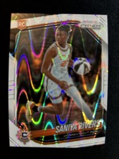 2025 Panini Prizm WNBA - Saniya Rivers #131 White Seismic Prizm (RC)