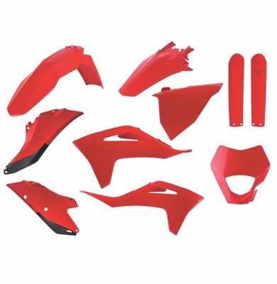 Polisport MX Plastic Enduro Kit for GasGas EC/EC-F (2021-23) Motocross, Red