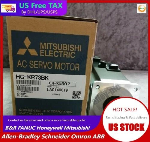 Mitsubishi HG-KR73BK Servo Motor 1PC New Fast Shipping HGKR73BK  US Free TAX