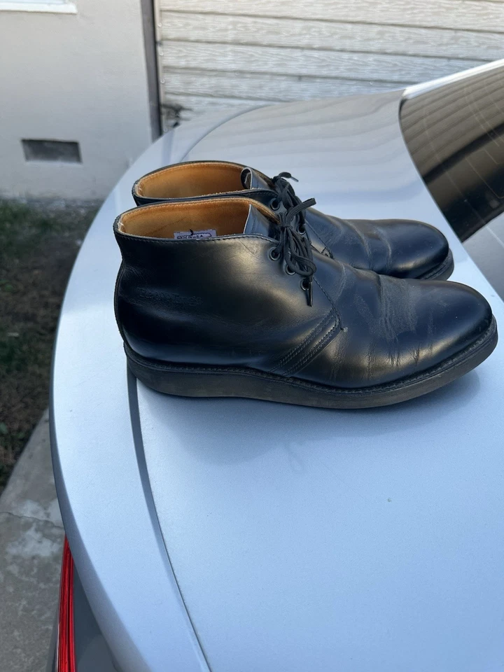 Red Wing Postman 9K 11339-9196 Cuero Negro 11.5 E Hecho en EE. UU. Cartero Oxford Foto 2 de 4
