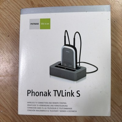 Phonak ComPilot II W/ TV Link II Base Station TV / Music Set