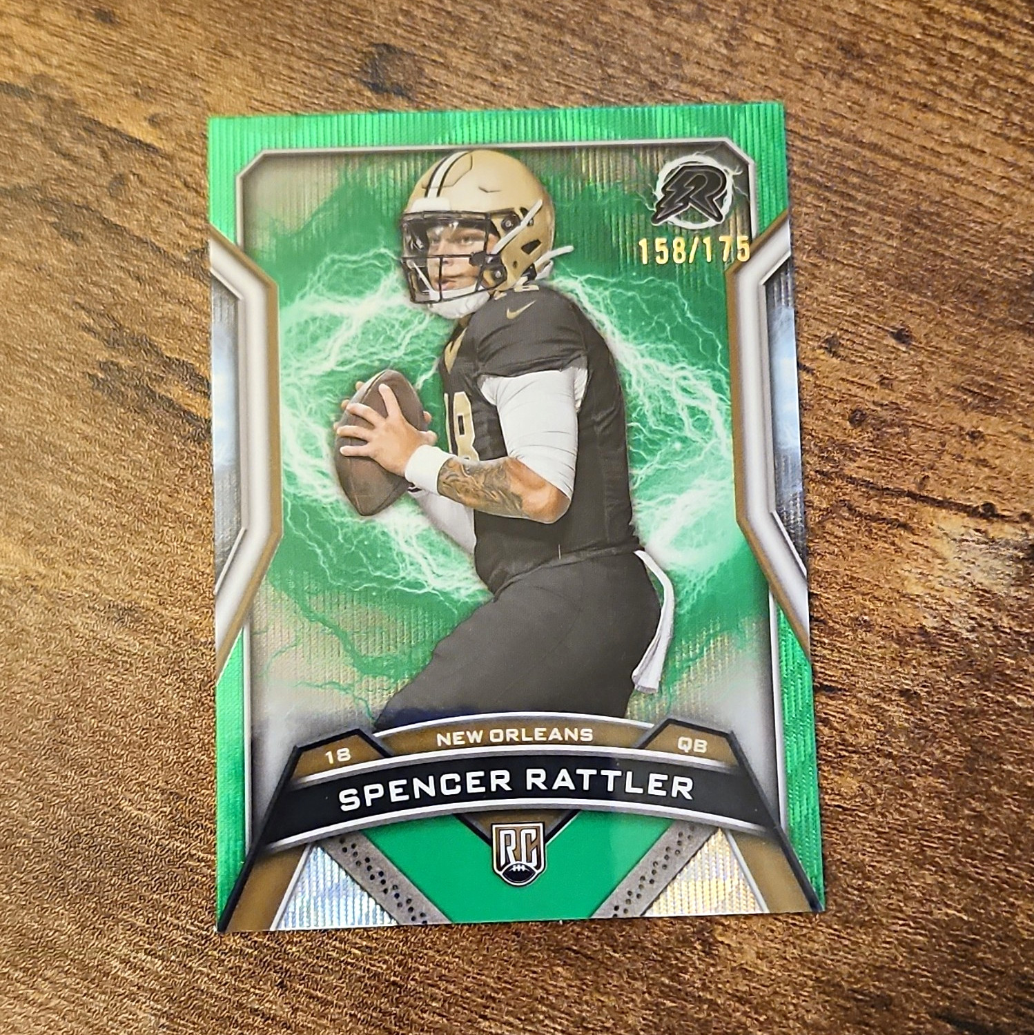 Spencer Rattler Topps Resurgence #166 Green Surge