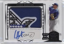 2022 Leaf Trinity Patch Auto Silver Foil /99 Cade Horton #PA-CH1 Patch Auto