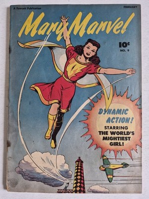 Mary Marvel #9 G/VG Captain Marvel, Jack Binder 1947 Pre-code Golden Age 