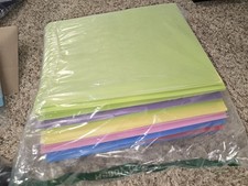 Poly File Folders Assorted Colors Lot