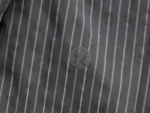 Lululemon Mens XL Pinstripe Full Zip Jacket Black Gray Vent Back Pockets image 4