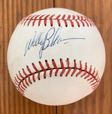 Wally Backman Signed Autographed Official National League (ONL) Baseball - Mets