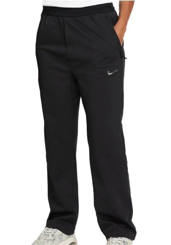 Nike NOCTA Swarovski Crystals Swoosh Black Pants Men's Large