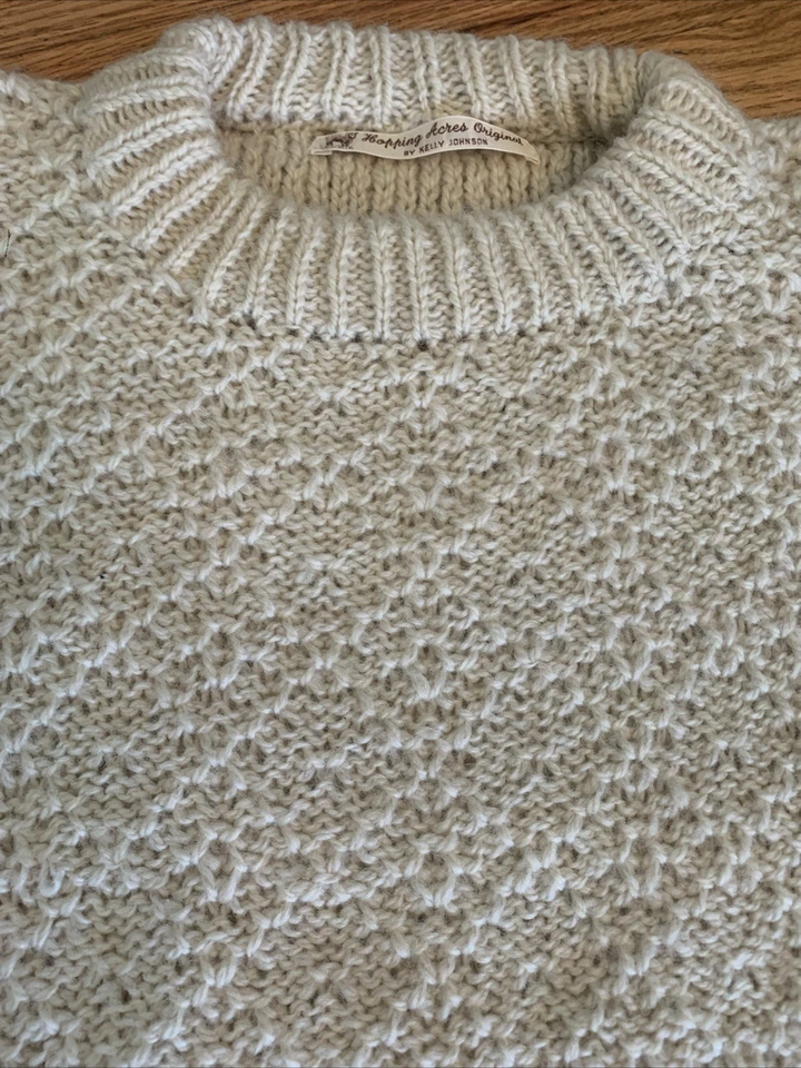 Suéter de lana de cordero tejido Kelly Johnson para hombre talla grande Foto 2 de 4