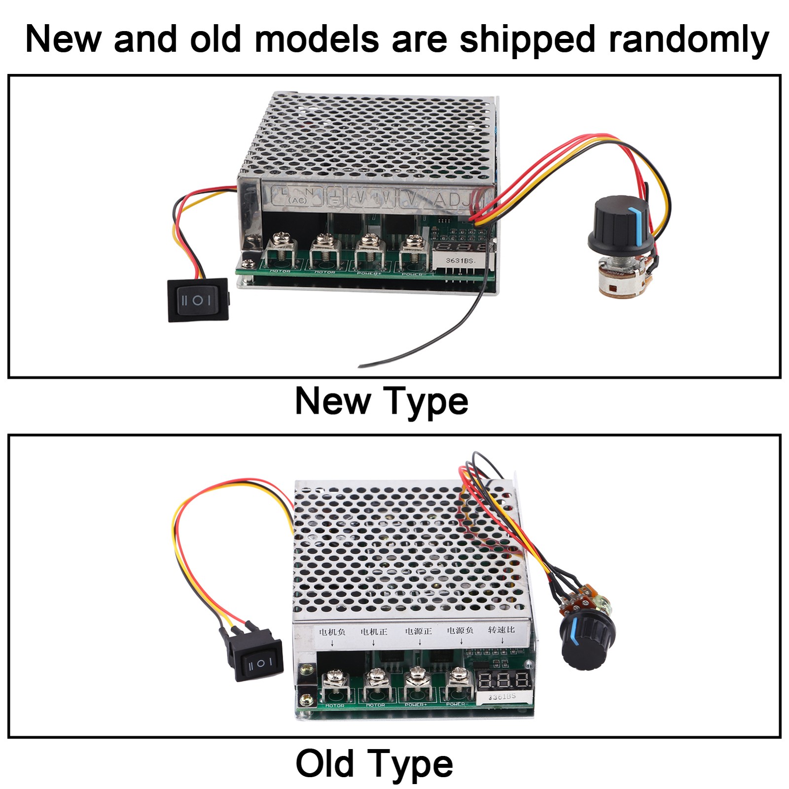 10V-55V 60A DC Motor Speed Controller Governor Reversing Direction Switch W/.