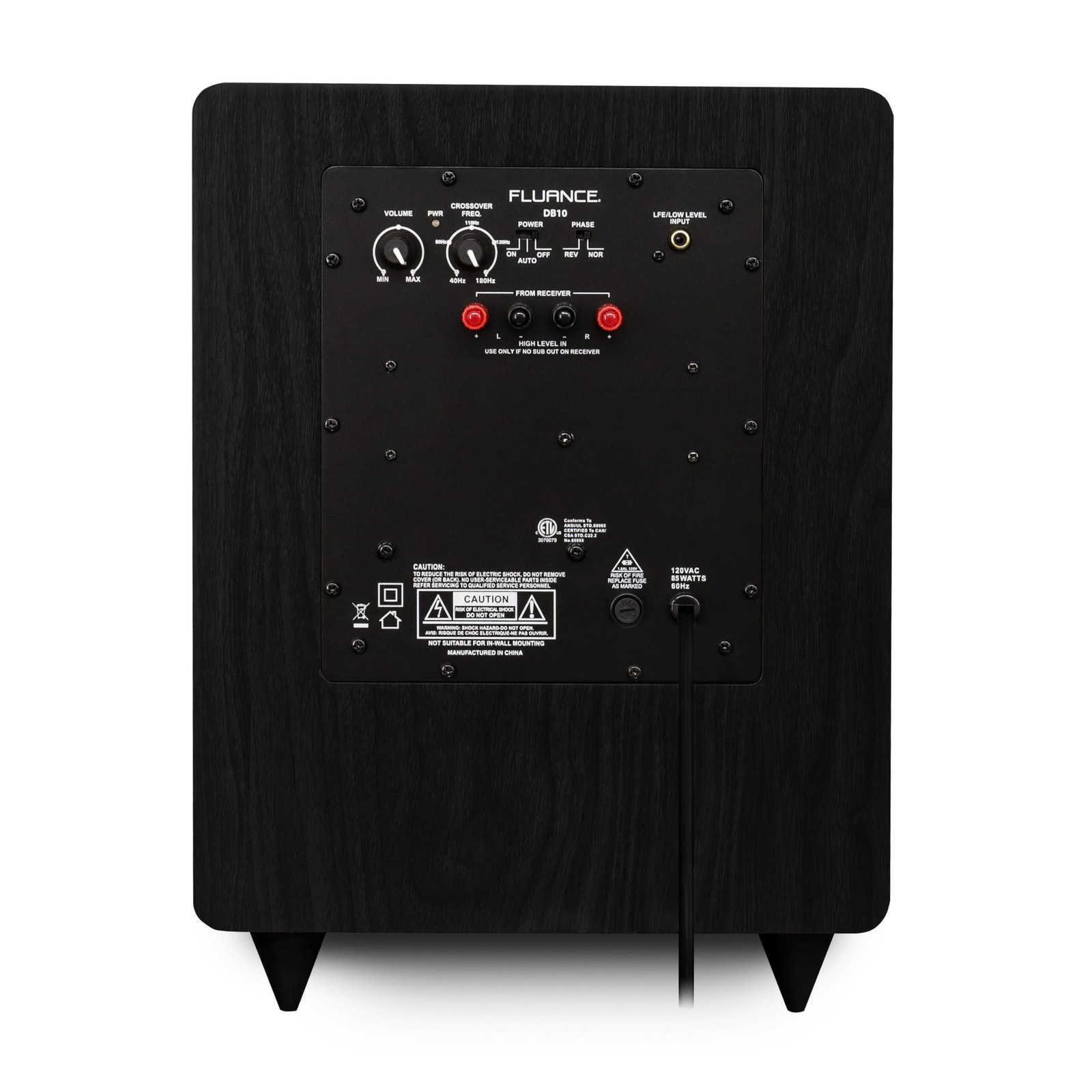 Fluance Signature Surround Sound Home Theater 5.1 Speaker System - Black