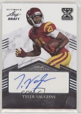 2021 Leaf Ultimate Draft 77/99 Tyler Vaughns #BA-TV1 Auto 0g45