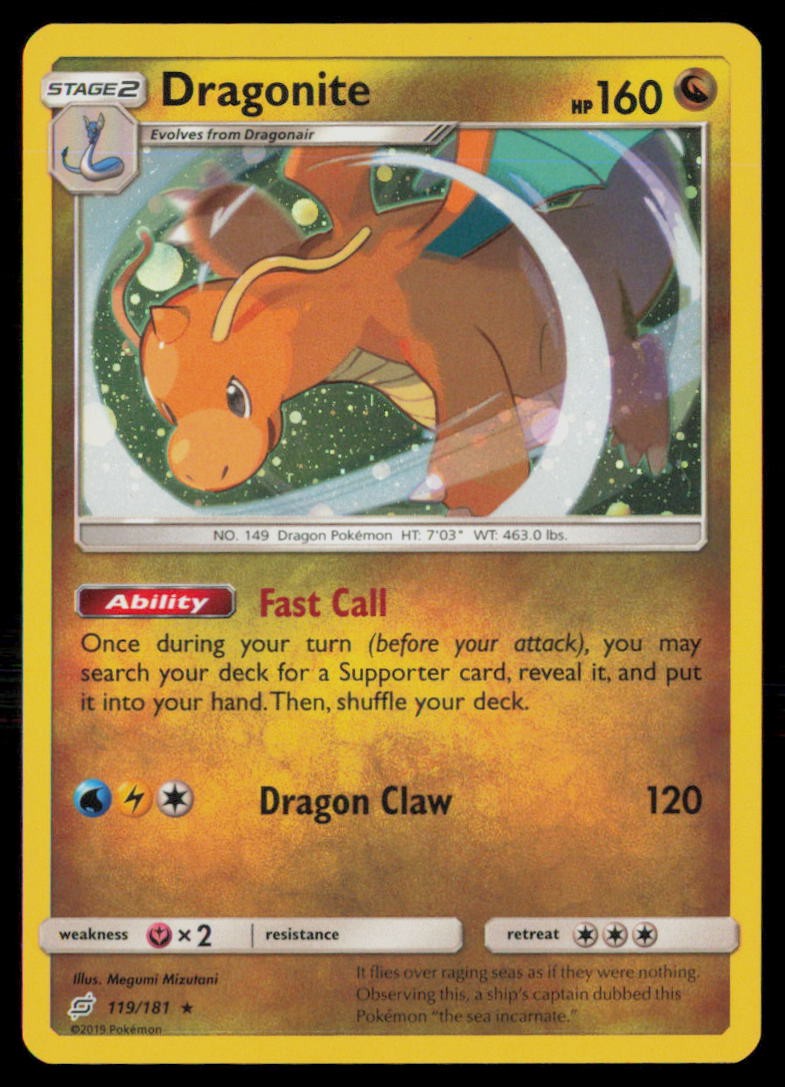 DRAGONITE (COSMOS HOLO) 119/181 MISCELLANEOUS CARDS & PRODUCTS POKEMON CARD NM