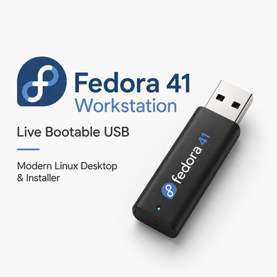 Fedora 41 Workstation Live Bootable USB   Linux Desktop & Installer
