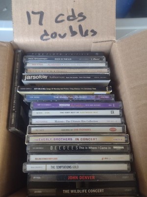 17 CD LOT- All Doubles Classic Rock And Pop MUSIC EVERY COLLECTOR MUST HAVE