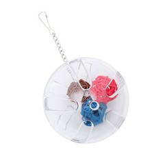 Parrot Foraging Box Transparent Parrot Feeder Funny Pet Bird Educational Toy