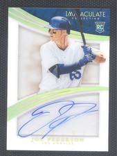 2015 Panini Immaculate Holo Gold #/25 Joc Pederson #15 Rookie Auto